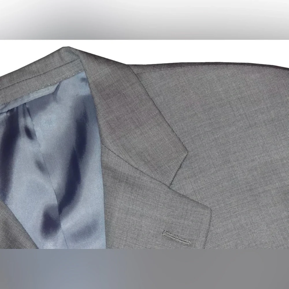 42R HICKEY FREEMAN JACKET BLACK LABEL GRAY WEAVE CANTERBURY 42 R PREOWNED MINT